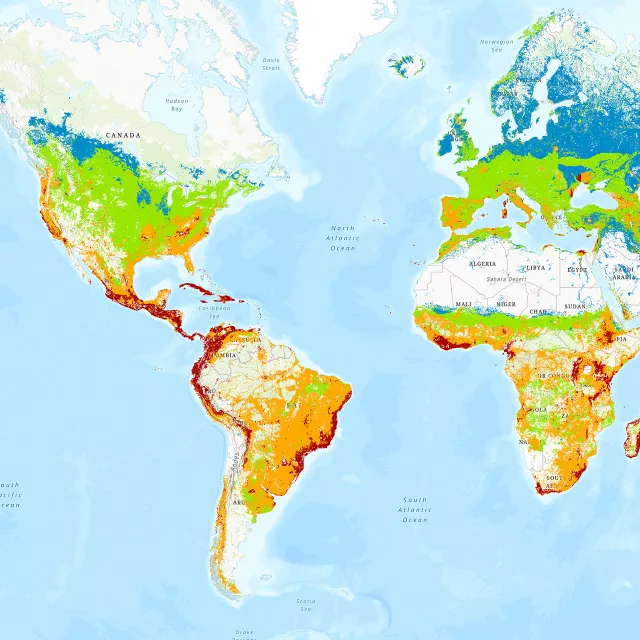 GIS biodiversity Map