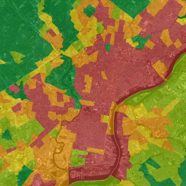 multi colored heatmap