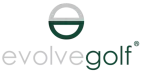 Evolve Golf logo.