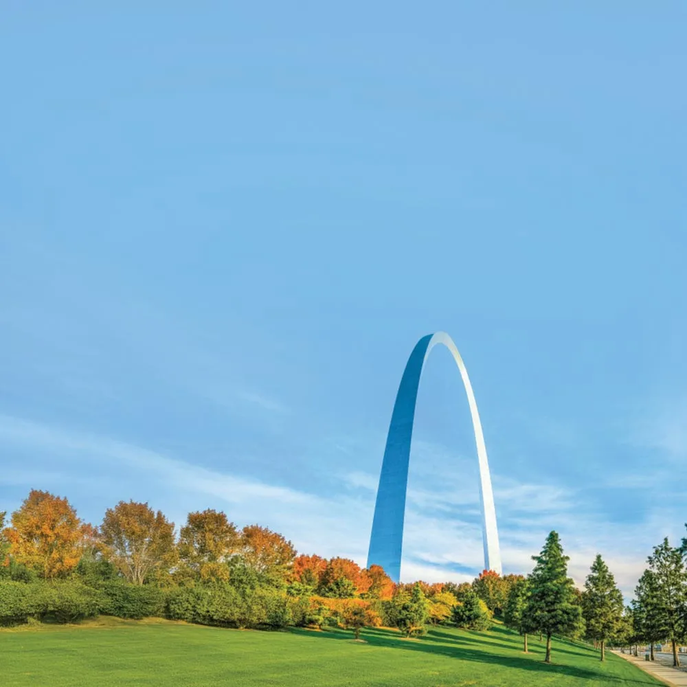 St. Louis skyline with Arch