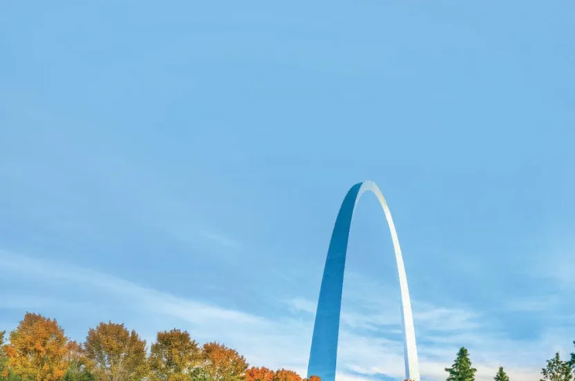 St. Louis skyline with Arch