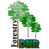 Indiana Forestry DNR logo.