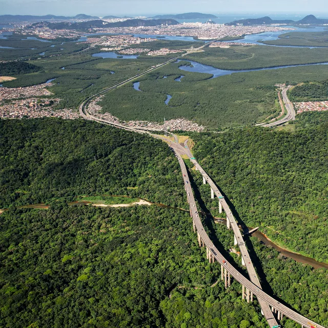 san paulo infrastructure over forest