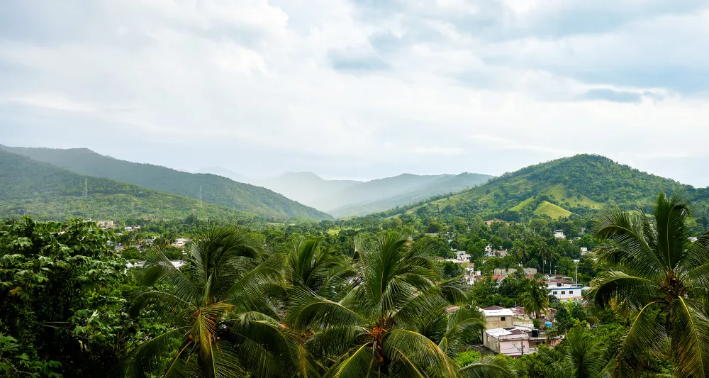 landscape in the Dominican Republic