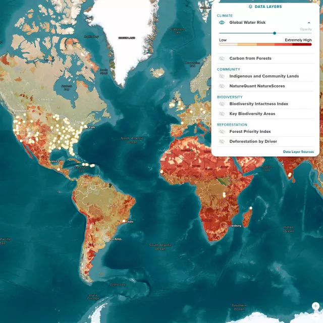 GIS mapping for priority regions